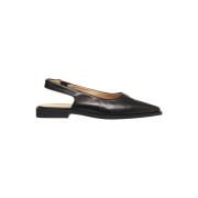 Zwarte Ballerina's Elegante Leren Schoenen Copenhagen Shoes , Black , ...