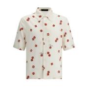 Bowling shirt met dobbelsteenprint en monogram Amiri , Multicolor , He...