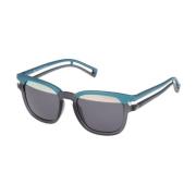 Teal Grey Injected Zonnebril voor Vrouwen Police , Gray , Dames