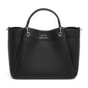 Verstelbare Tote Tas met Magneetsluiting Armani Exchange , Black , Dam...