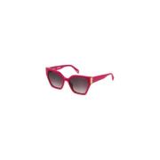 Roze Cateye Zonnebril voor Vrouwen Police , Red , Dames