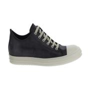 Lage Sneakers van Leer Rick Owens , Black , Dames