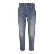 Werkkleding Denim Broek Eleventy , Blue , Heren