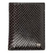 Kaarthouder met Python Print Tom Ford , Black , Heren