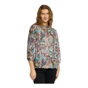 Kleurrijke Andola.Es25 Blouse 2-Biz , Multicolor , Dames