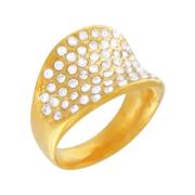 Transparante CZ Ring, Waterdicht, 18K Goud Dansk Copenhagen , Yellow ,...