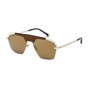 Titanium zonnebril met Carl Zeiss lenzen Belstaff , Yellow , Heren