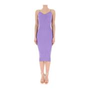 Stijlvolle Jurk Collectie Elisabetta Franchi , Purple , Dames