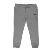 Grijze Katoenmix Sportbroek Napapijri , Gray , Heren