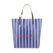 Gestreepte geometrische schoudertas met monogram Marni , Blue , Heren