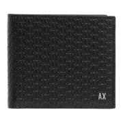 Portemonnee met Logo Patroon en Kaartsleuven Armani Exchange , Black ,...