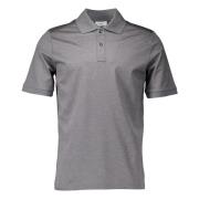 Donkergrijze Polo Shirt Eton , Gray , Heren