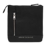 Stijlvolle Crossbody Tas met Ritssluiting Armani Exchange , Black , He...