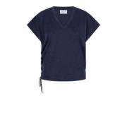 Sprankelende lurex top, elegant ontwerp Dante 6 , Blue , Dames