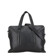 Pre-owned Leather handbags Salvatore Ferragamo Pre-owned , Black , Uni...