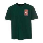 Elementen Print T-shirt Casablanca , Green , Heren