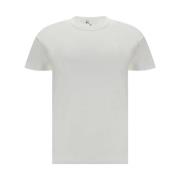 Iconische Logo Patch Katoenen T-shirt Comme des Garçons Play , White ,...