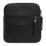 Stijlvolle Crossbody Tas met Ritssluiting Armani Exchange , Black , He...