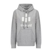 Katoenen Hoodie met Kangoeroezak Isabel Marant Étoile , Gray , Dames