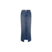 Maya Denim Skirt Fabienne Chapot , Blue , Dames