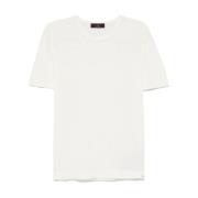 Witte Crew Neck T-shirts en Polos Peuterey , White , Heren