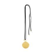 Luxe Dot Suede Ketting Dansk Copenhagen , Yellow , Dames