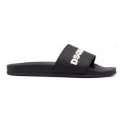 Zwarte Sandalen voor Mannen Dsquared2 , Black , Heren