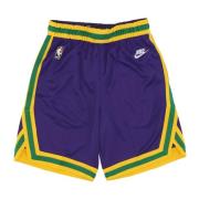 Utah Jazz Basketball Shorts Classics Swingman Nike , Purple , Heren