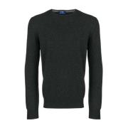 Zwarte Sweatshirt Aw24 Barba , Black , Heren