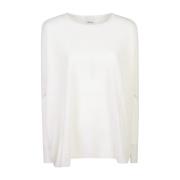 Witte Sweatshirt Aw24 Damesmode Allude , White , Dames