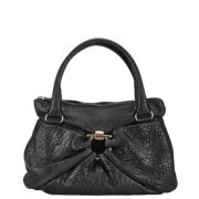 Pre-owned Leather handbags Salvatore Ferragamo Pre-owned , Black , Dam...