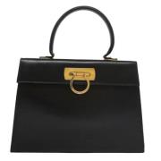 Pre-owned Leather handbags Salvatore Ferragamo Pre-owned , Black , Dam...