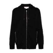 Zwarte Sweatshirt Aw24 Herenmode Alexander McQueen , Black , Heren