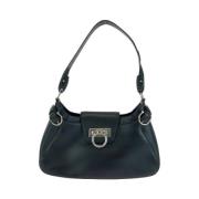 Pre-owned Leather shoulder-bags Salvatore Ferragamo Pre-owned , Black ...