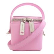 Pre-owned Leather handbags Salvatore Ferragamo Pre-owned , Pink , Dame...