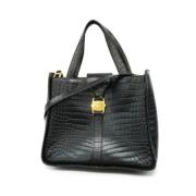 Pre-owned Leather handbags Salvatore Ferragamo Pre-owned , Black , Dam...