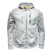 Marcel Gewatteerde Hoodie Jas in Zilver Parajumpers , White , Heren