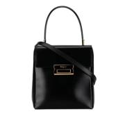 Pre-owned Leather handbags Salvatore Ferragamo Pre-owned , Black , Dam...