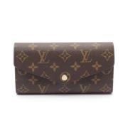 Pre-owned Leather wallets Louis Vuitton Vintage , Brown , Dames