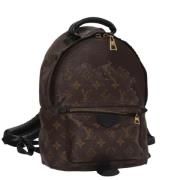 Pre-owned Canvas backpacks Louis Vuitton Vintage , Brown , Dames