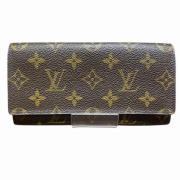 Pre-owned Canvas wallets Louis Vuitton Vintage , Brown , Dames