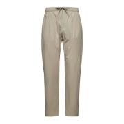 Beige Stretch Nylon Broek Herno , Beige , Heren