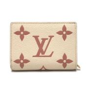 Pre-owned Leather wallets Louis Vuitton Vintage , Beige , Dames