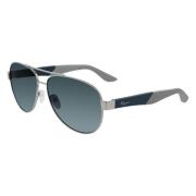 Grijze Metalen Zonnebril Salvatore Ferragamo , Gray , Heren