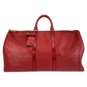 Pre-owned Leather louis-vuitton-bags Louis Vuitton Vintage , Red , Dam...