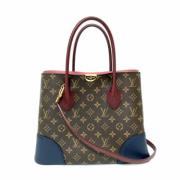 Pre-owned Canvas handbags Louis Vuitton Vintage , Blue , Dames