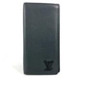 Pre-owned Leather wallets Louis Vuitton Vintage , Black , Dames