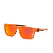 Oranje Multilayer Zonnebril Plein Sport , Orange , Heren