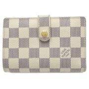 Pre-owned Canvas wallets Louis Vuitton Vintage , Beige , Dames