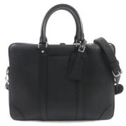 Pre-owned Leather louis-vuitton-bags Louis Vuitton Vintage , Black , H...